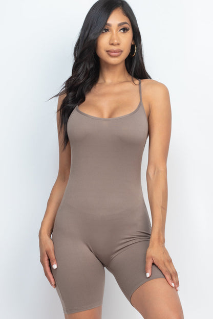 Not So Basic Crossback Bodycon Romper