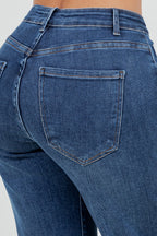 Eva Mid Rise Booty Lifting Straight Leg Jeans