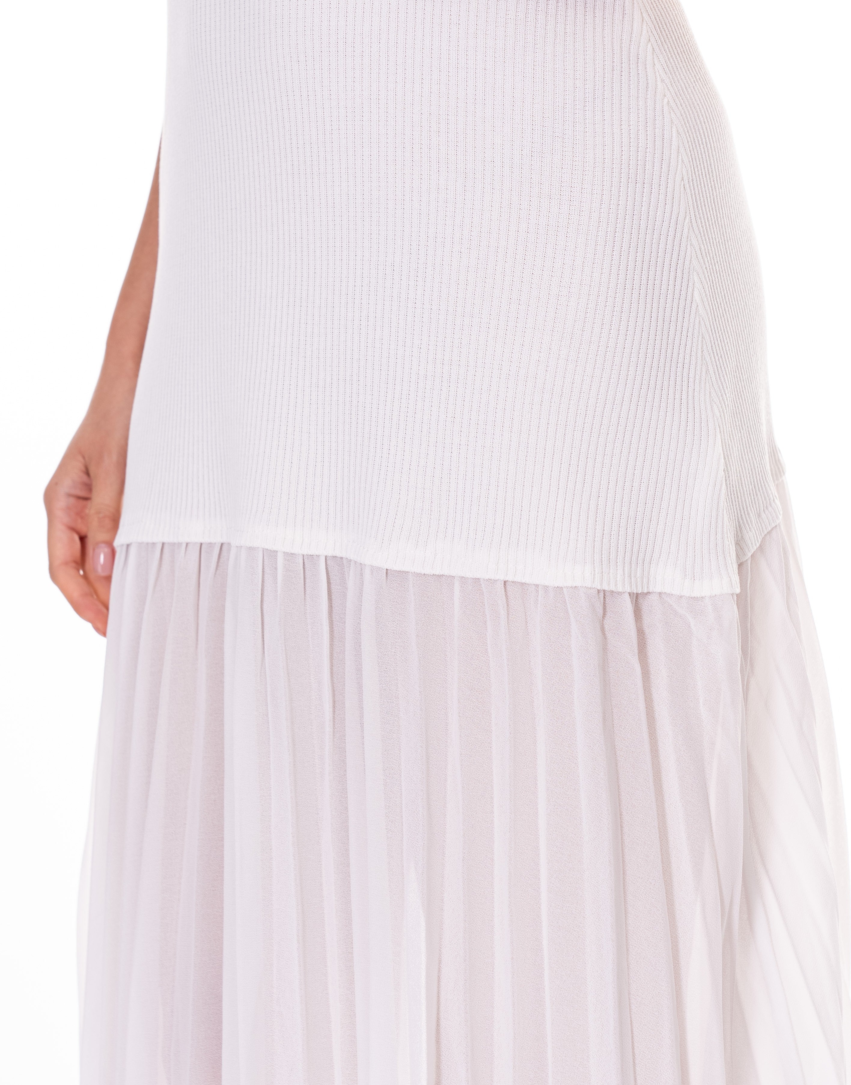 Gia Gold O Ring Drop Waist Midi Dress