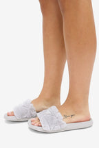 Valerie Round Toe Comfy Plush Faux Fur Slippers
