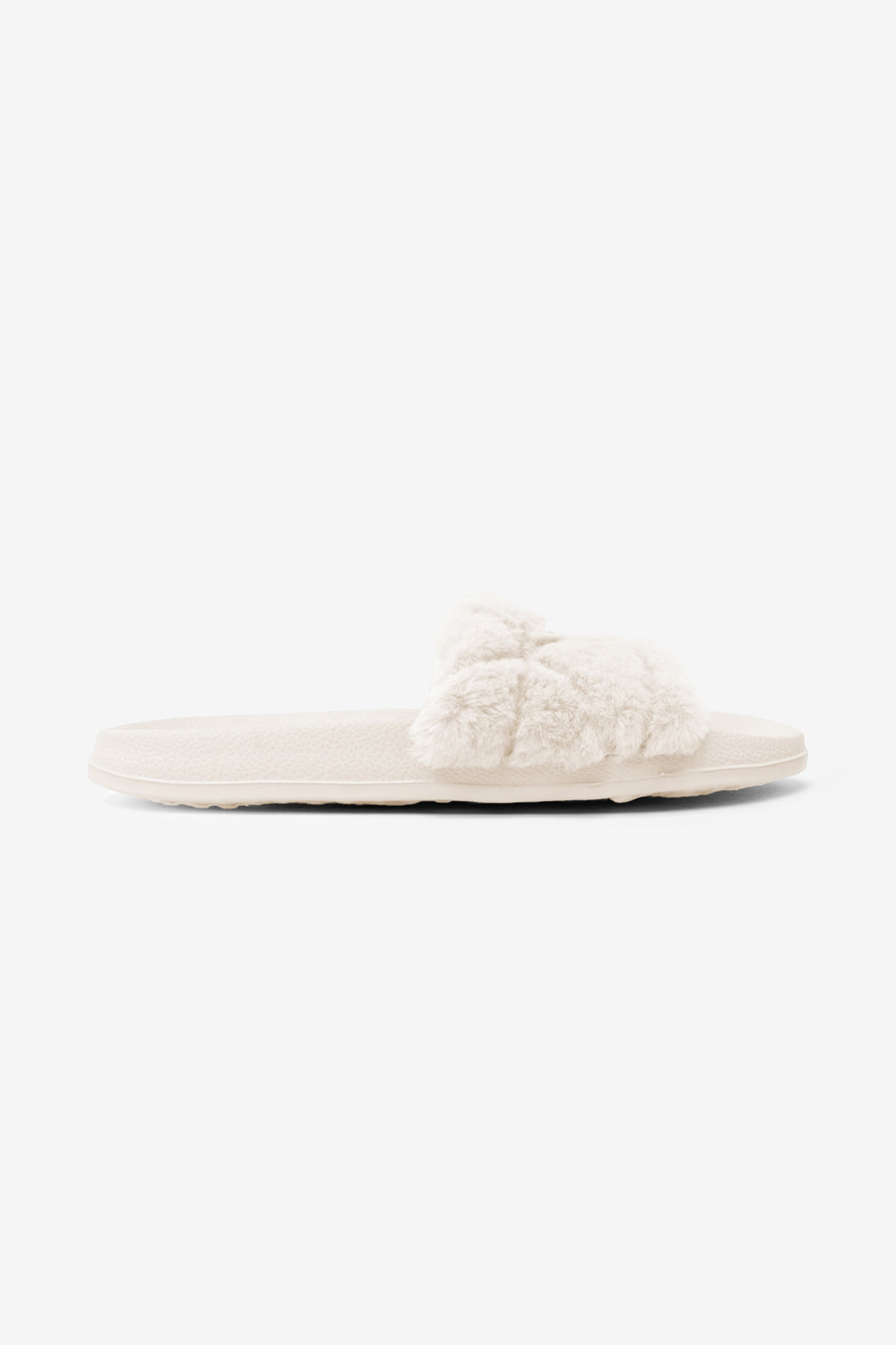Valerie Round Toe Comfy Plush Faux Fur Slippers