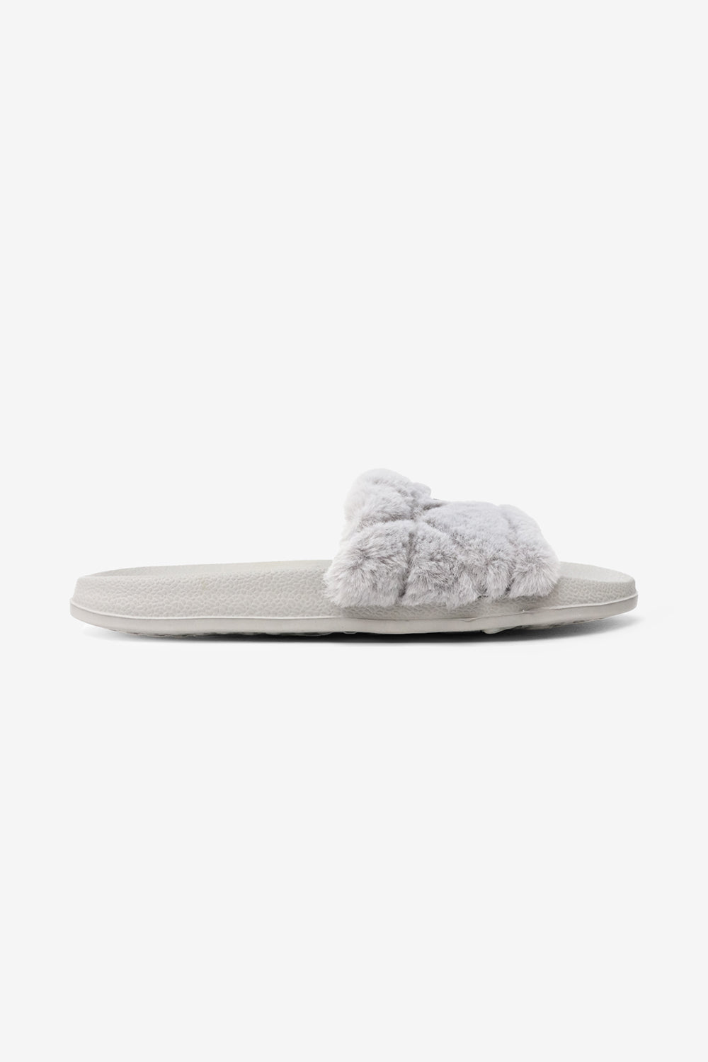 Valerie Round Toe Comfy Plush Faux Fur Slippers