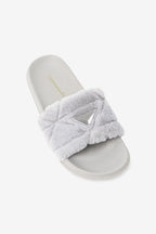 Valerie Round Toe Comfy Plush Faux Fur Slippers