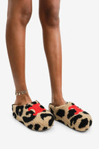 Cora Round Toe Chic Plush Faux Shearling Slippers
