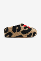 Cora Round Toe Chic Plush Faux Shearling Slippers