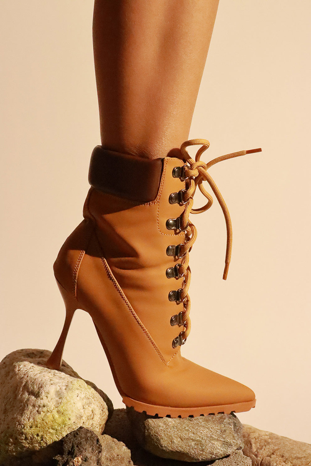 Jennifer Pointed Toe Lace Up Stiletto Suede Ankle Boots