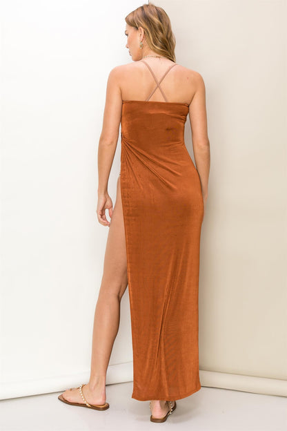 Flirt By The Beach O Ring Cutout Strapless Cover Up Dress