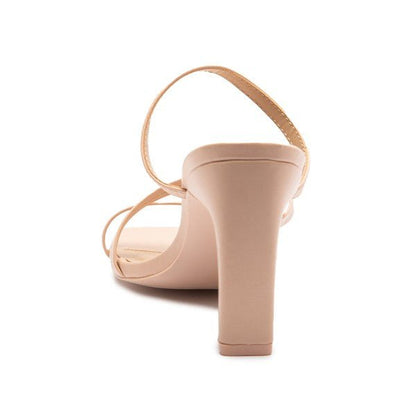 Ayla Multi Strap High Heel Mules - ShopRbls