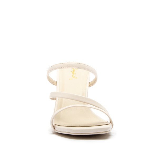 Ayla Multi Strap High Heel Mules - ShopRbls