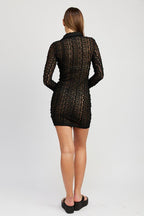 Bali Bell Sleeves Lace Mini Dress - ShopRbls