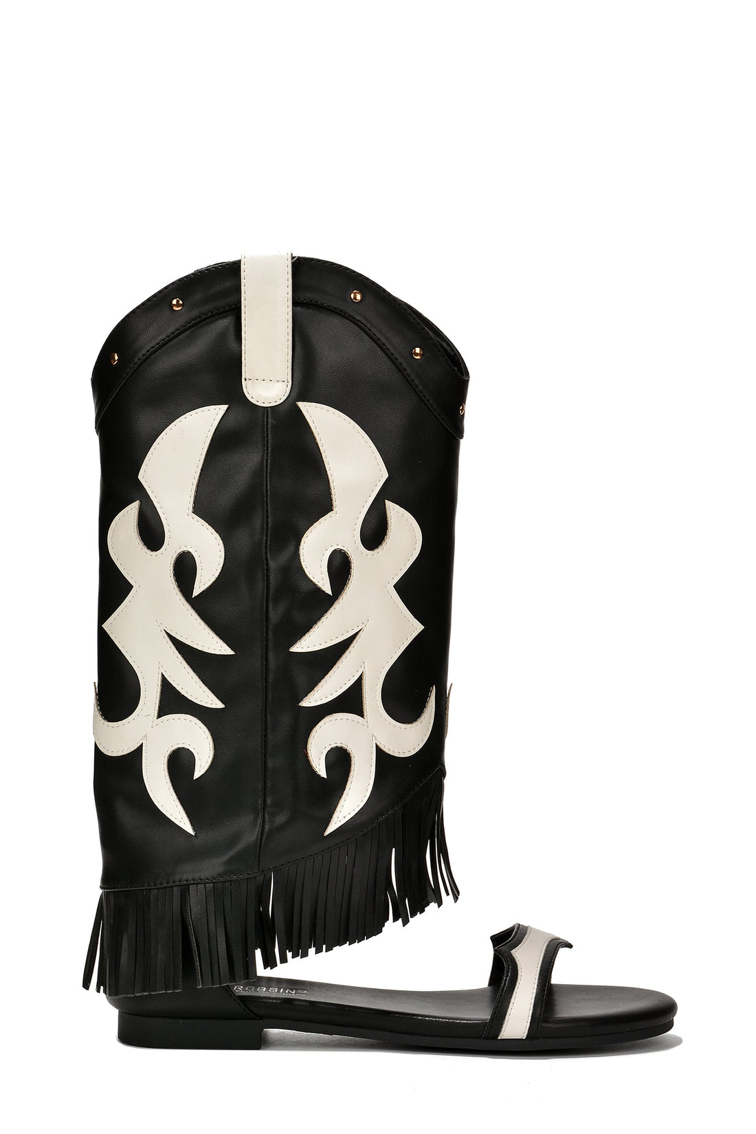 Rodeo Girl Western Fold Over Flat Sandals