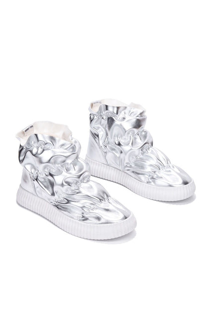 Tahoe With The Girls Metallic Puffer Snow Booties