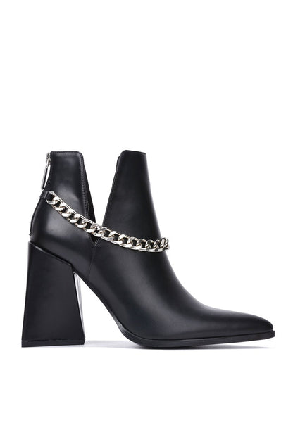 Iva Pointed Toe Ankle Boots
