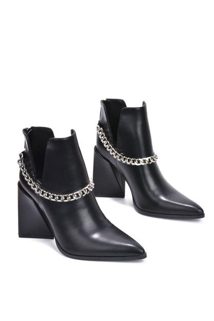 Iva Pointed Toe Ankle Boots
