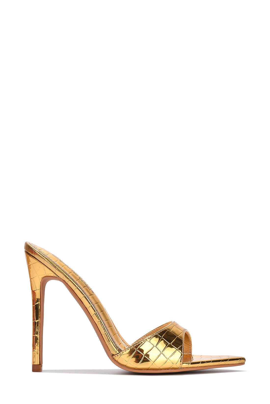 Barely There Pointed Toe Stiletto Heel Mule Sandals