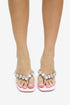 Clueless Rhinestone Studded Thong Strap High Heel Mules - ShopRbls