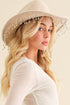 Curved Brim Rhinestone Fringe Cowboy Hat - ShopRbls