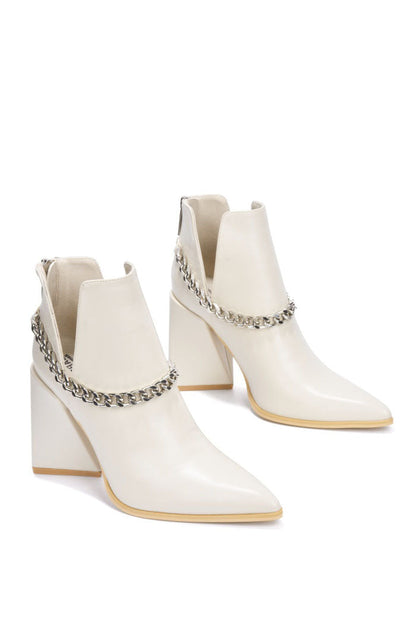 Iva Pointed Toe Ankle Boots