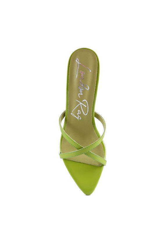 Under Your Spell Pointed Toe High Heeled Sandal
