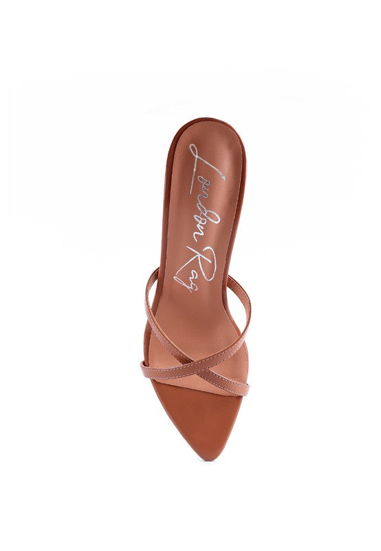 Under Your Spell Pointed Toe High Heeled Sandal