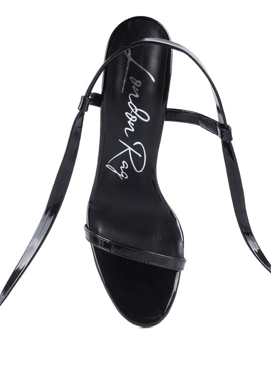 Runway Wraparound Pointed Toe High Heel Sandals