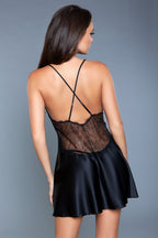 Next To You Lace And Satin Slip