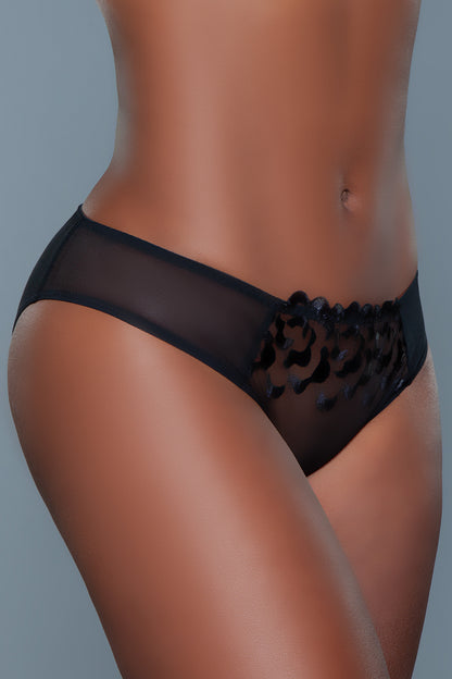 Love and Lace Low Rise Mesh Bikini Panty
