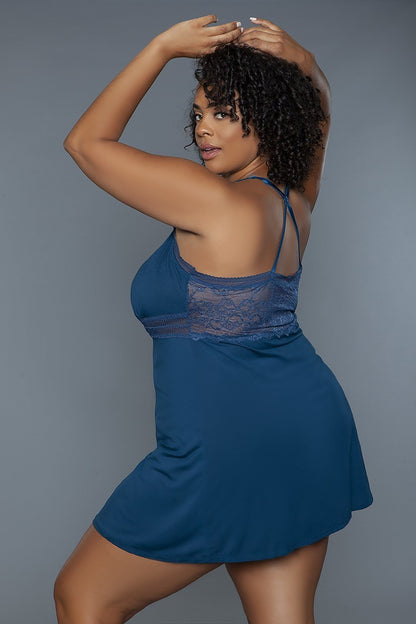 Hold Me Closer Plus Size Sheer Cami Babydoll