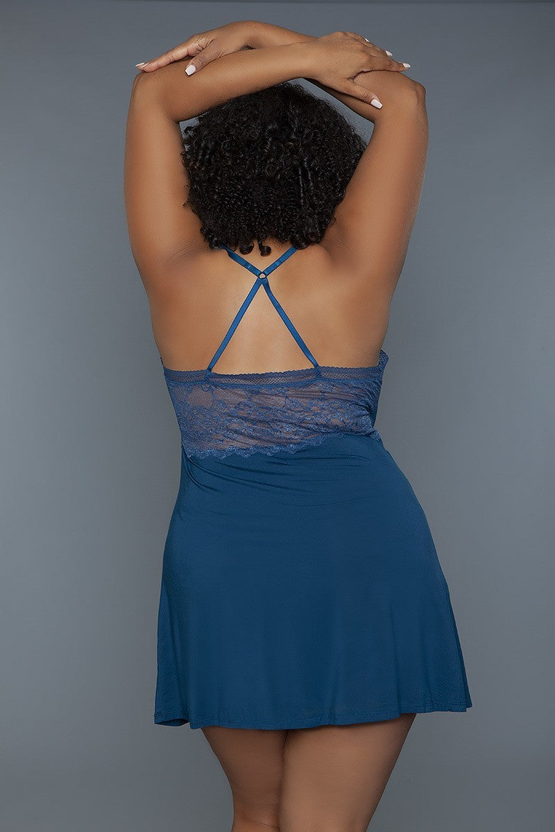 Hold Me Closer Plus Size Sheer Cami Babydoll