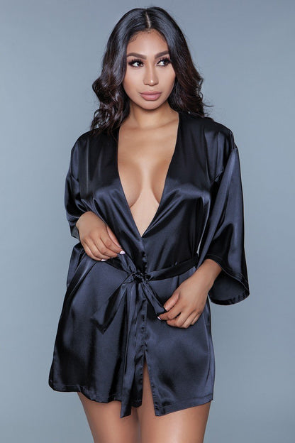 On Your Mind Satin Robe - ShopRbls